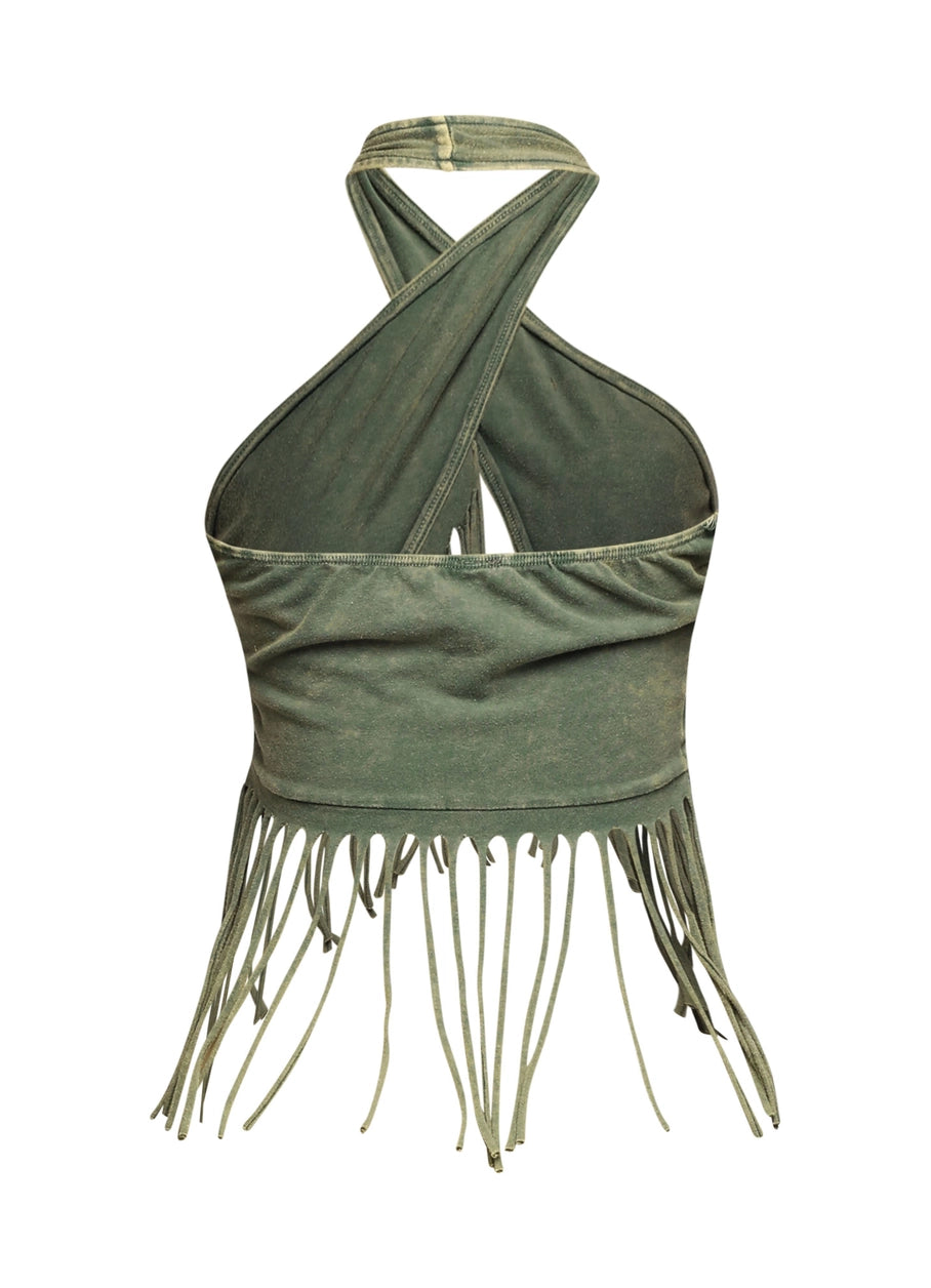 Fringe Halter