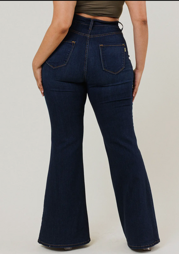 Plus Tall Flare Jeans