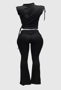 Plus Black Two Piece