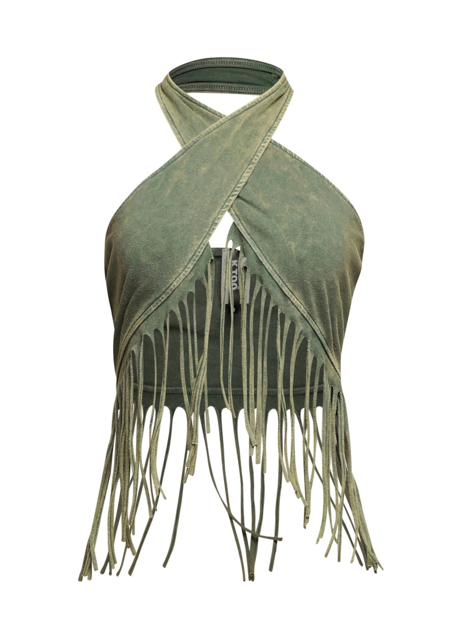 Fringe Halter