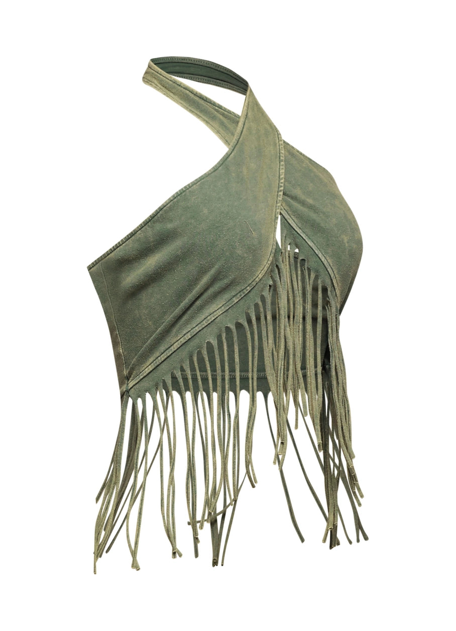 Fringe Halter