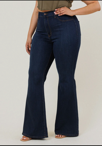 Plus Tall Flare Jeans